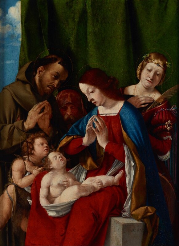 Madonna col Bambino e i Santi Giovanni Battista, Francesco d'Assisi