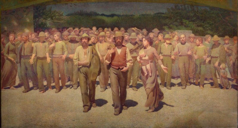 Quarto stato, Pellizza Da Volpedo (Giuseppe Pellizza)