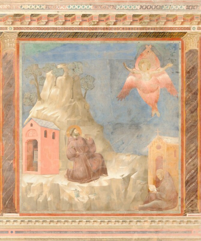 Saint Francis Receiving the Stigmata, Giotto Di Bondone