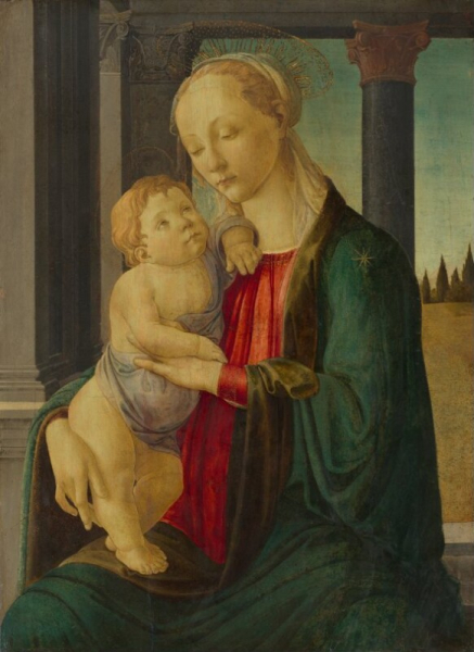 Sandro Botticelli - Madonna and Child