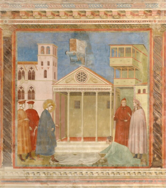 Giotto Di Bondone - Omaggio dell'uomo semplice