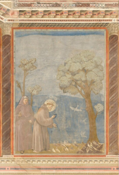 Giotto Di Bondone - Predica agli uccelli