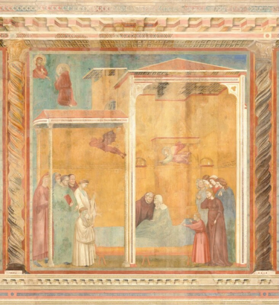 Giotto Di Bondone - Confessione donna di Benevento