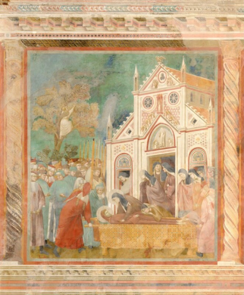 Giotto Di Bondone - Pianto delle Clarisse