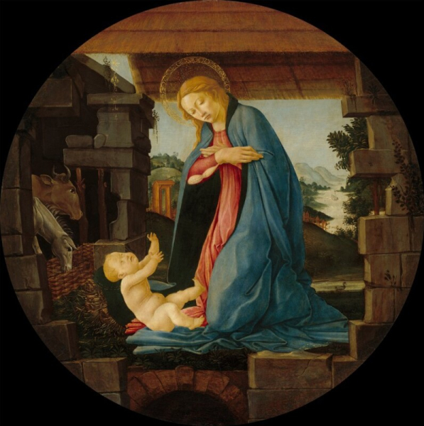 Sandro Botticelli - The Virgin Adoring the Child