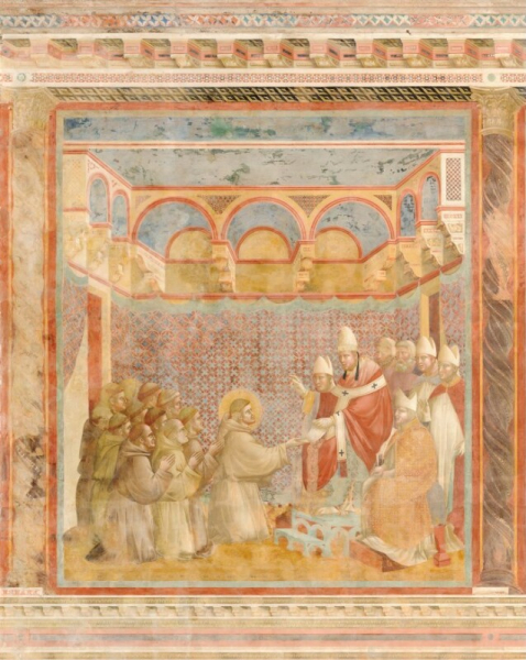 Giotto Di Bondone - Conferma della Regola